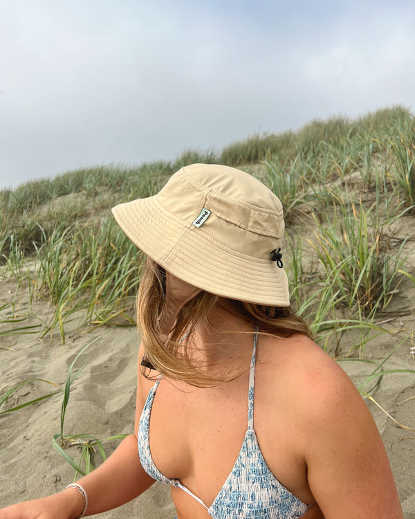 tan and sand boonie hat