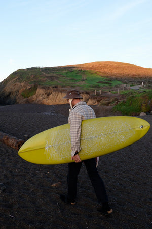 dark brown surf hat 