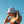 lilac purple gingham surf hat